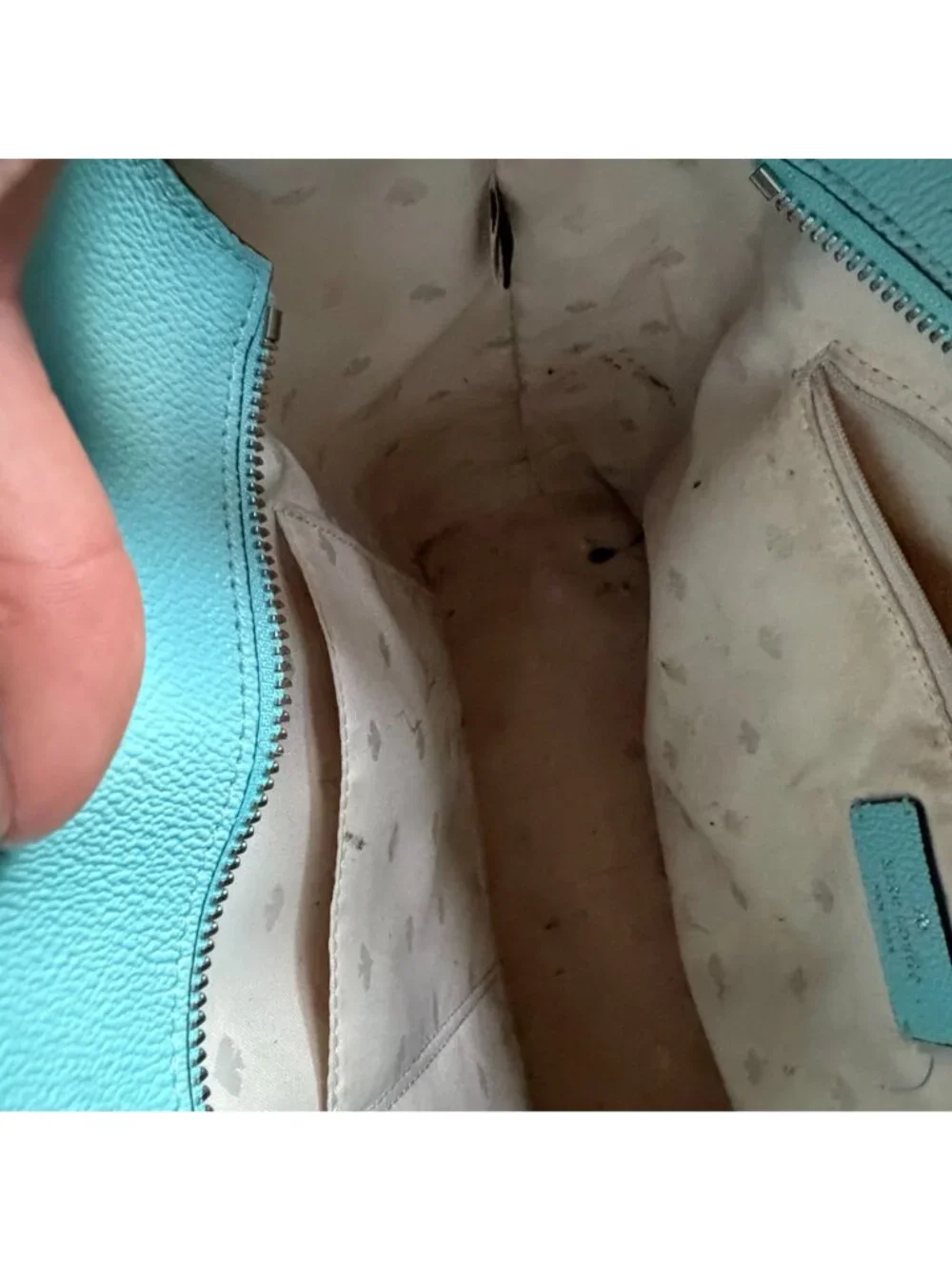 (BOGO 50% Off) Kate Spade Leather Tote Bag With Long Straps & Open Top Desi